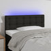 Tăblie de pat cu LED, negru, 90x5x78/88 cm, textil - WALTI WALTI