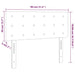 Tăblie de pat cu LED, gri deschis, 80x5x78/88 cm, catifea - WALTI WALTI