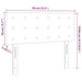 Tăblie de pat cu LED, roz, 90x5x78/88 cm, catifea - WALTI WALTI