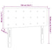 Tăblie de pat cu LED, gri deschis, 100x5x78/88 cm, catifea - WALTI WALTI