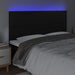 Tăblie cu LED-uri, negru, 160x5x118/128 cm, piele ecologică - WALTI WALTI