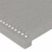 Tăblie de pat cu LED, gri deschis, 90x5x118/128 cm, textil - WALTI WALTI