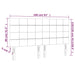 Tăblie de pat cu LED, roz, 160x5x118/128 cm, catifea - WALTI WALTI