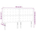 Tăblie cu LED-uri, crem, 160x5x118/128 cm, piele ecologică - WALTI WALTI