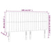 Tăblie de pat cu LED, crem, 160x5x118/128 cm, textil - WALTI WALTI