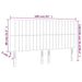 Tăblie de pat cu LED, albastru, 160x5x118/128 cm, textil - WALTI WALTI