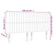 Tăblie de pat cu LED, negru, 160x5x118/128 cm, catifea - WALTI WALTI