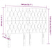 Tăblie de pat cu LED, gri deschis, 144x7x118/128 cm, textil - WALTI WALTI