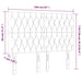 Tăblie de pat cu LED, gri deschis, 160x7x118/128 cm, catifea - WALTI WALTI