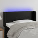 Tăblie de pat cu LED, negru, 103x16x78/88 cm, piele ecologică - WALTI WALTI