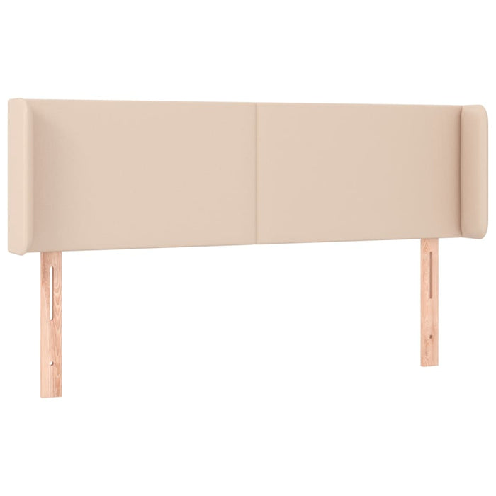 Tăblie de pat cu LED cappuccino 147x16x78/88 cm piele ecologică - WALTI WALTI