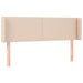 Tăblie de pat cu LED cappuccino 147x16x78/88 cm piele ecologică - WALTI WALTI