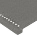 Tăblie de pat cu LED, gri închis, 183x16x78/88 cm, textil - WALTI WALTI
