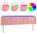 Tăblie de pat cu LED, roz, 203x16x78/88 cm, catifea - WALTI WALTI