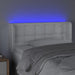 Tăblie de pat cu LED, alb, 83x16x78/88 cm, piele ecologică - WALTI WALTI
