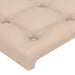 Tăblie de pat cu LED, cappuccino 83x16x78/88 cm piele ecologică - WALTI WALTI