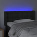 Tăblie de pat cu LED, negru, 93x16x78/88 cm, piele ecologică - WALTI WALTI