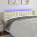 Tăblie de pat cu LED, crem, 163x16x78/88 cm, piele ecologică - WALTI WALTI