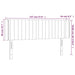 Tăblie de pat cu LED, crem, 147x16x78/88 cm, textil - WALTI WALTI