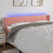 Tăblie de pat cu LED, roz, 163x16x78/88 cm, catifea - WALTI WALTI