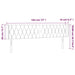 Tăblie de pat cu LED, crem, 183x16x78/88 cm, textil - WALTI WALTI