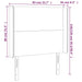 Tăblie de pat cu LED, gri , 83x16x118/128 cm, piele ecologică - WALTI WALTI