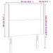 Tăblie de pat cu LED, crem, 93x16x118/128 cm, piele ecologică - WALTI WALTI
