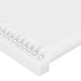 Tăblie de pat cu LED, alb, 103x16x118/128 cm, piele ecologică - WALTI WALTI