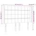 Tăblie de pat cu LED, negru, 147x16x118/128 cm, catifea - WALTI WALTI