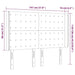 Tăblie de pat cu LED, alb, 147x16x118/128 cm, piele ecologică - WALTI WALTI