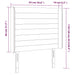 Tăblie de pat cu LED, crem, 93x16x118/128 cm, textil - WALTI WALTI