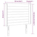 Tăblie de pat cu LED, crem, 103x16x118/128 cm, textil - WALTI WALTI