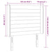 Tăblie de pat cu LED, albastru, 103x16x118/128 cm, textil - WALTI WALTI