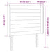 Tăblie de pat cu LED, gri deschis, 83x16x118/128 cm, catifea - WALTI WALTI