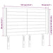 Tăblie de pat cu LED, roz, 147x16x118/128 cm, catifea - WALTI WALTI