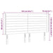 Tăblie de pat cu LED, roz, 163x16x118/128 cm, catifea - WALTI WALTI