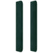 Tăblie de pat cu LED, verde închis, 183x16x118/128 cm, catifea - WALTI WALTI