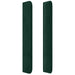 Tăblie de pat cu LED, verde închis, 93x16x118/128cm, catifea - WALTI WALTI