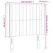 Tăblie de pat cu LED, gri deschis, 103x16x118/128 cm, catifea - WALTI WALTI