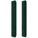Tăblie de pat cu LED, verde închis, 147x16x118/128 cm, catifea - WALTI WALTI