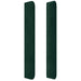 Tăblie de pat cu LED, verde închis, 163x16x118/128 cm, catifea - WALTI WALTI
