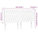 Tăblie de pat cu LED, crem, 203x16x118/128 cm, textil - WALTI WALTI