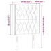 Tăblie de pat cu LED, gri deschis, 83x16x118/128 cm, catifea - WALTI WALTI