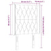 Tăblie de pat cu LED, negru, 83x16x118/128 cm, catifea - WALTI WALTI