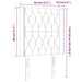 Tăblie de pat cu LED, roz, 83x16x118/128 cm, catifea - WALTI WALTI