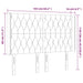 Tăblie de pat cu LED, roz, 163x16x118/128 cm, catifea - WALTI WALTI