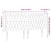 Tăblie de pat cu LED, albastru închis, 203x16x118/128cm catifea - WALTI WALTI