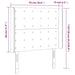 Tăblie de pat cu LED, gri deschis, 93x16x118/128 cm, textil - WALTI WALTI
