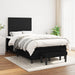 Pat box spring cu saltea, negru, 120x200 cm, textil - WALTI WALTI