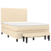 Pat continental cu saltea, crem, 140x200 cm, material textil - WALTI WALTI